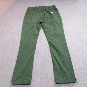 Topo Designs Pants XL Green Cinch Cuff Nylon Belted OG-107